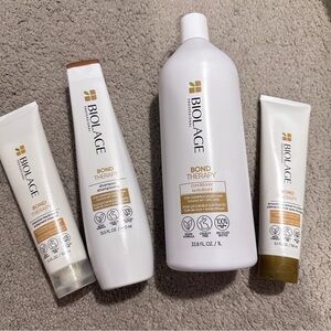 Bond Therapy Shampoo and Conditioner Set - White